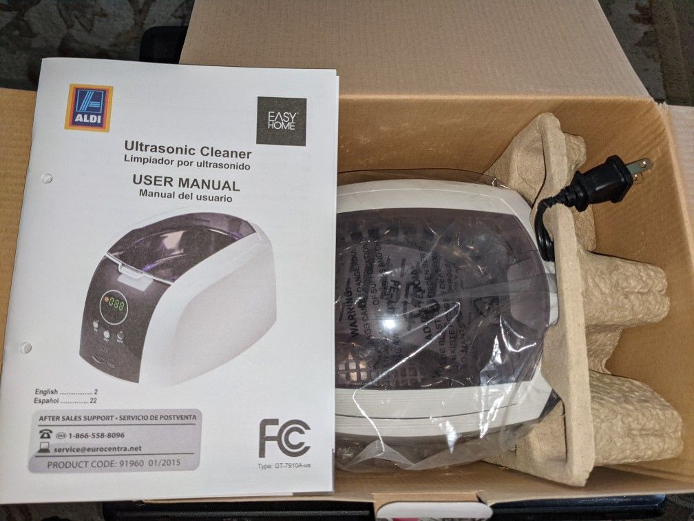 New In Box, Ultrasonic Cleaner