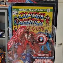 2011 MARVEL UNIVERSE Comic Packs CAPTAIN AMERICA & FALCON Greatest Battles