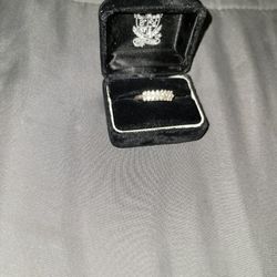 925 Silver Diamond Ring 