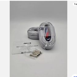 ANNKE 2 Pack Security Camera Cable 30M/100ft All-in-One BNC Video Power Cables