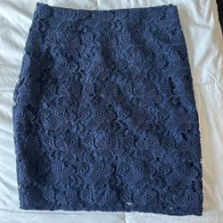 Banana Republic Navy Skirt