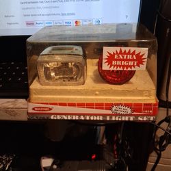 VINTAGE  BIKEWAY DELUXE 6 VOLT GENERATOR LIGHT SET 