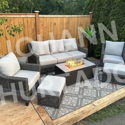 Brand New Outdoor Furniture With Fire Pit 