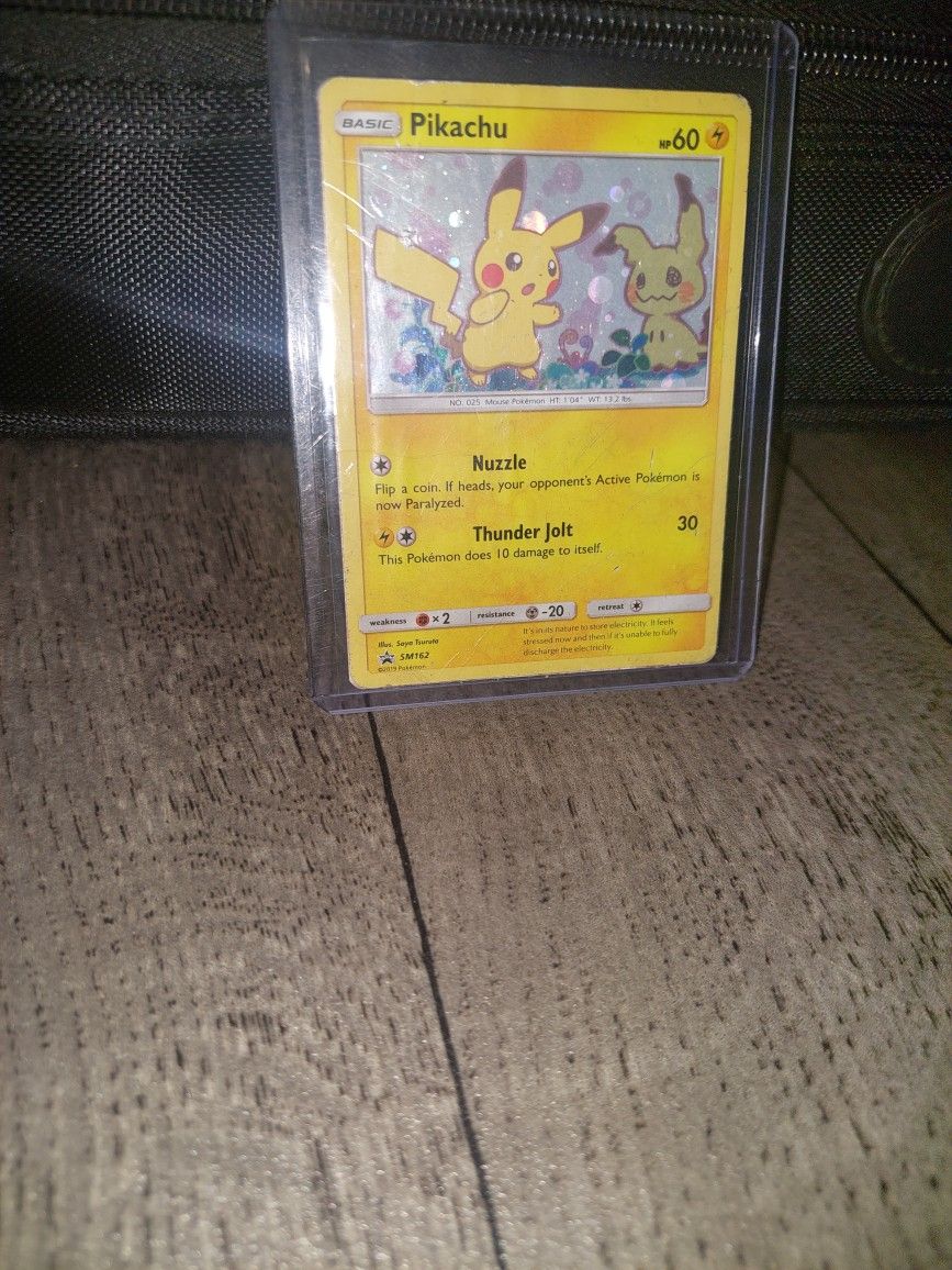 2019 Sun & Moon Pikachu Promo SM162