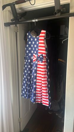 Girls size 14 patriotic dress