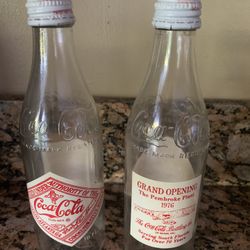 Coca Cola 1976 Glass Bottles