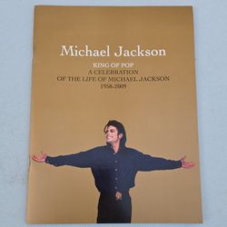 Authentic Michael Jackson Memorial Program