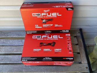 Milwaukee Bundle Deal M18 FUEL Oscillating Multi-Tool Kit And M18 FUEL Grinder (ToolOnly).  Brand NEW.