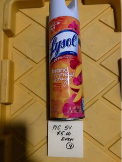 Lysol disinfectant $4 each