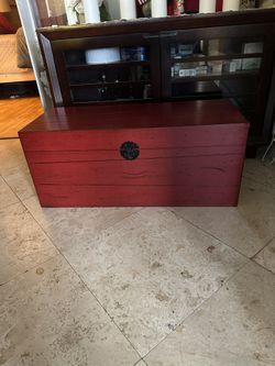 Real Wood Storage Box 