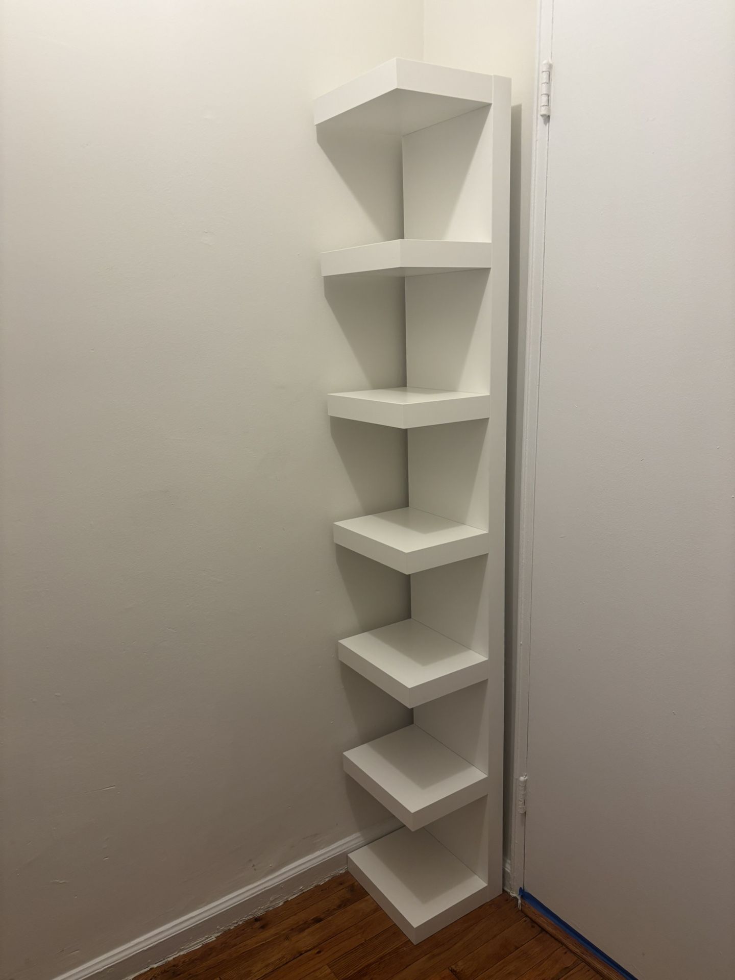 White Standing Shelf