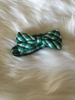 Green boys bow tie