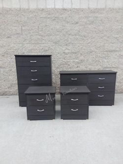 Gray Matte Bedroom Dresser Set!