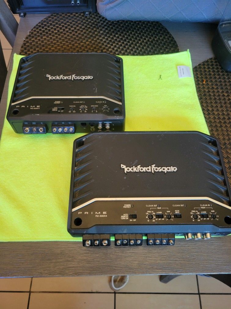 2 AMPLIFIER ROCKFORD FOSGATE