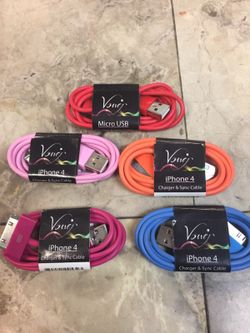 VOWER IPHONE 4 or IPAD CABLE...MICRO USB CABLE