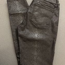 Bebe Snake Print Jeans 29”x 30”