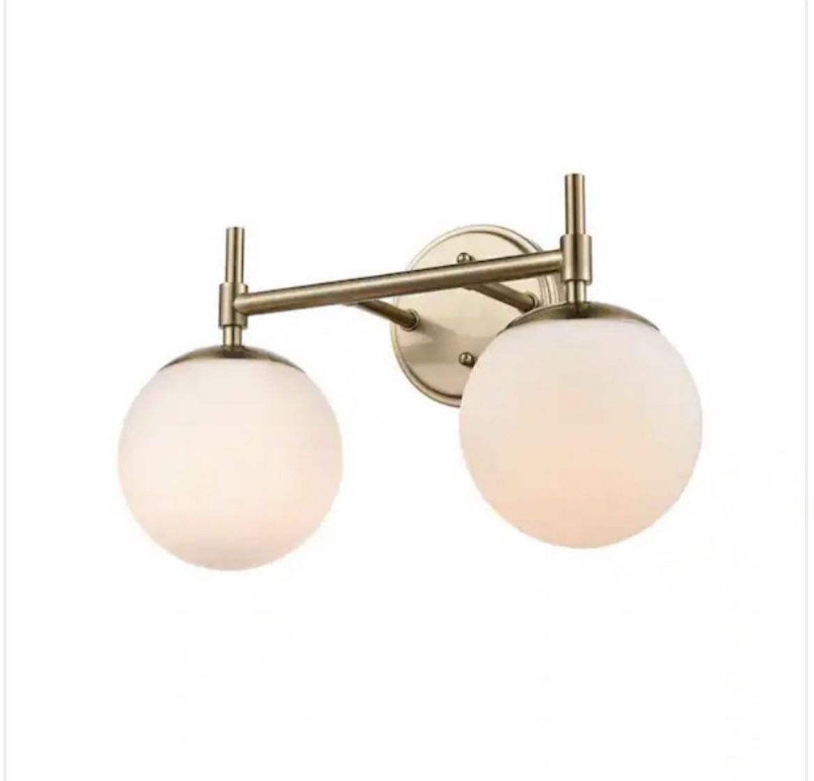 Brand New In The Box. 929 LIGHTING 15.5 in. 2 Light Modern Gold Vanity Light