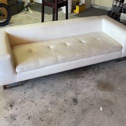 White Leather Couch