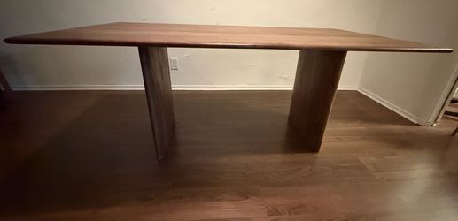 West Elm Walnut Solid Wood - Anton Dining Table (Like New)