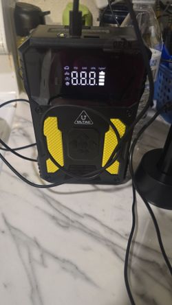 Car jump starter  compressor
