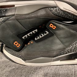 Size 11.5- Jordan 3 Retro 2023  Fear VNDS worn 1