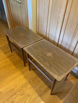 Pair of mid Century side tables