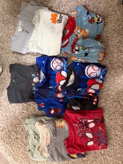 BUNDLE 3T BOY Shirts + Pajamas