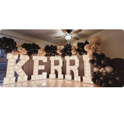 BirthdayDecor Marquee Letters