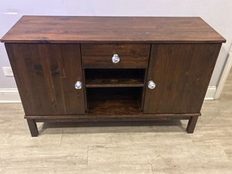 Wood tv stand