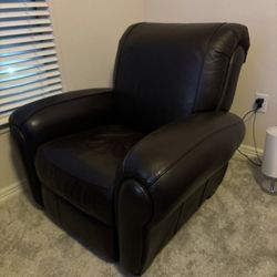 Brown Leather Recliner