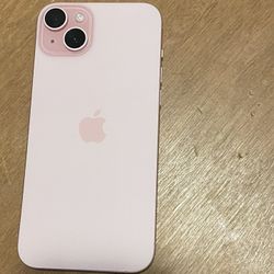 iPhone 15 Plus Zag Crystal 128Gb ~Fully Unlocked to all  Carriers ~ Fully functional)  Phone has no Scratches Just a  Small Crack on corner screen 