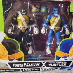 Power Rangers X Teenage Mutant Ninja Turtles Lightning Collection Morphed Donatello & Morphed Leonardo