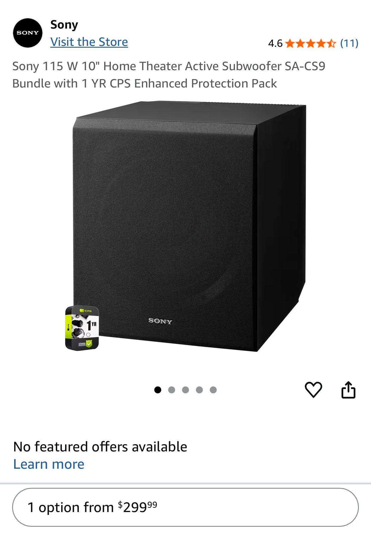 Sony Subwoofer
