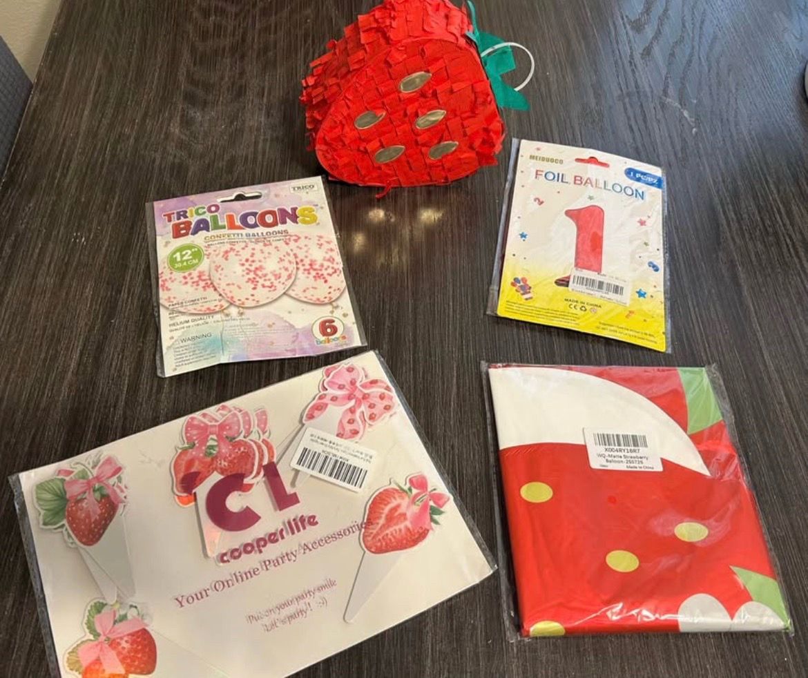 Strawberry Theme party supplies