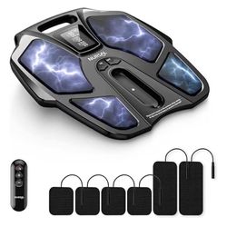 New in box-NURSAL EMS Foot Massager for Neuropathy, Electric Muscle Stimulator for Feet & Legs Circulation, TENS Unit for Feet with 6 Reusable Pads, W
