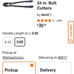 Best Seller

24 in. Bolt Cutters