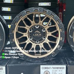 Matric Style Off Road Wheels Lock Brand 17 Inch Bronze / Black