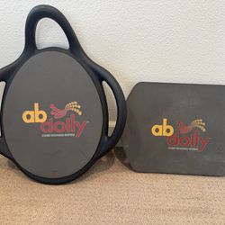 Ab Dolly Core Trainer + Knee Pad – Ab Workout / Home Fitness