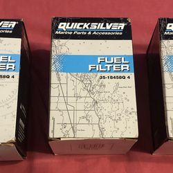 Quicksilver Mercury Fuel Filter Kit 35-18458Q4 (3 for $40)