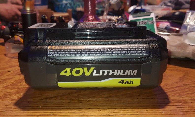 New Ryobi 4 Amp Battery