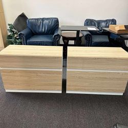 2 Drawer Lateral File Cabinet(Set of 2)