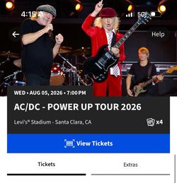 Ac/DC concert tickets