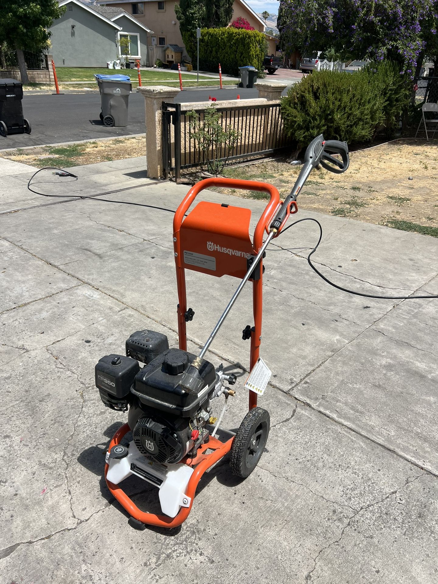 Husqvarna pressure washer 