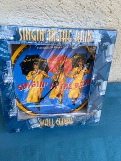 Singing In The Rain Wall Clock