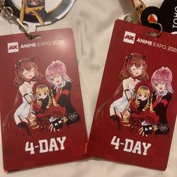 2 ANIME EXPO BADGE! SUNDAY! 