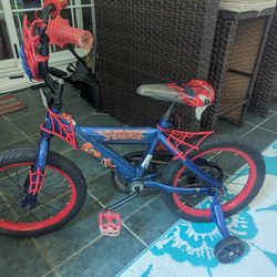 Spiderman Bike W/Helmet