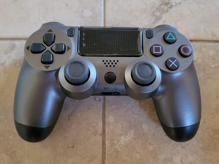 PS4 Controller - Steel Grey - Playstation 4 Joystick - PS3 - Playstation 3 - Wireless - Bluetooth