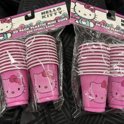 Hello kitty Mini Plastic Cups 