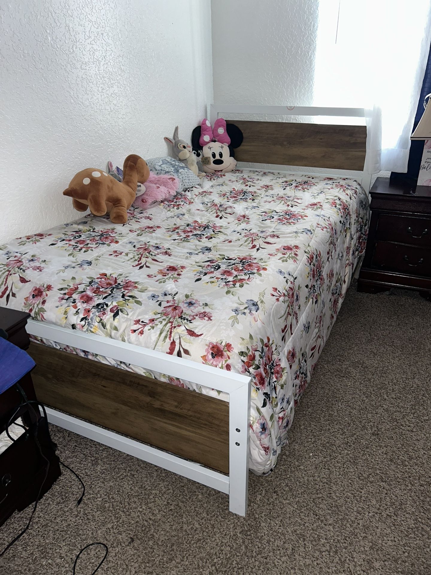 Twin Bed and Mattress