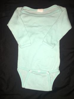 3-6 month long sleeve onesie